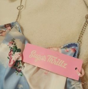 sugar thrillz celestial sass satin dress